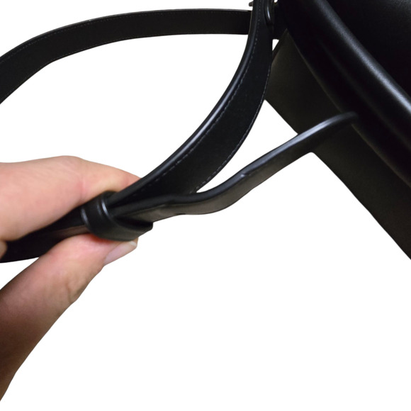 Coach Pillow Tabby Shoulder Bag 20 Black Nappa Leather with Silver Hardware - Picture 11 of 13